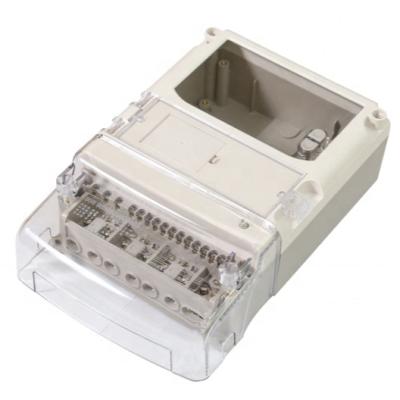 China Home Plastic Three Phase Meter Box With Communication Box for sale