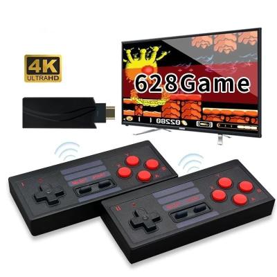 China Play Newest 2020 New Updated Classic Video Game Console U-BOX 628 Mini For NES Retro Console 4K Dongle Box for sale