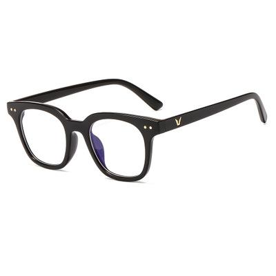 China Blue Light Blocking Thinner Eyesight Anti Ray Computer Game Glasses Blue Square Nerd Glasses Reading Glasses for sale