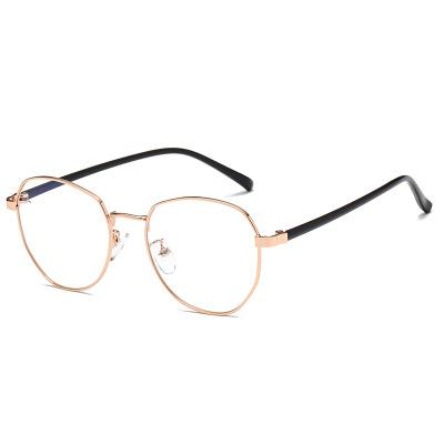 China For Reading Glasses 2019 Newest Style Fashionable Metal Octagon Blue Light Blocking Computer Glasses, Anti Eyesight Tired UV400 for sale