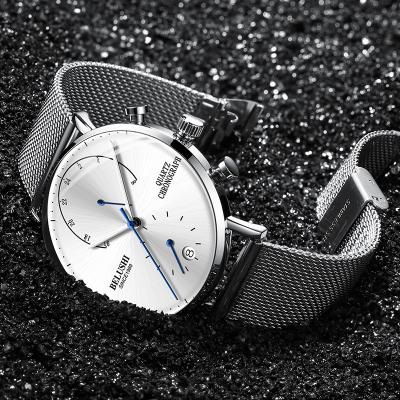 China Small Three Needle 537 Multi-Function Fashion Waterproof Luminous Luxury Quartz Man Watch for sale