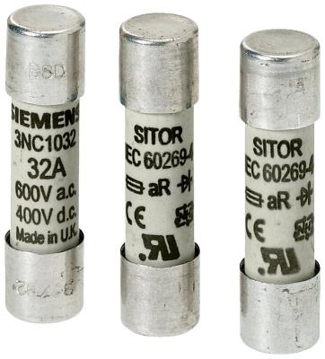 China 3NC1008 15A 600VAC/700VDC aR 10X38mm SITOR Cylindrical Fuse Link for Power Protection for sale