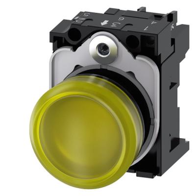 Κίνα 24V AC/DC Smooth Lens Flush SIRIUS ACT Complete Unit Pilot Light Plastic Lighted προς πώληση