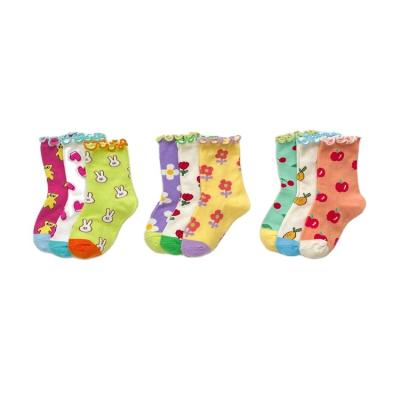 China QUICK DRY high quality cotton stretch breathable manufacturers patterned fashionable baby socks for sale