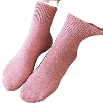 China New Design Plain Solid Color Business QUICK DRY Dress Socks Pink Cotton Crew Women Socks for sale