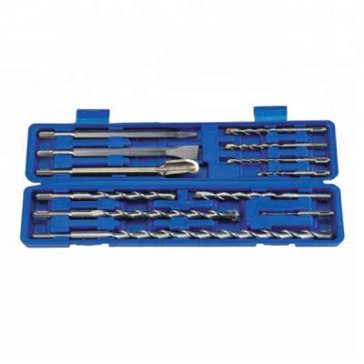 China Drilling For Concrete Carbide SDS Plus Hammer Drill Bits And 12 PCS SDS Plus Chisel Set for sale