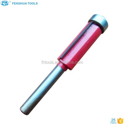 China Cutting Wood C45 Steel YG8 Woodworking Router Bit Long Blade Flux Trim Bit for sale