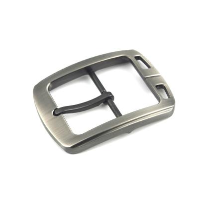 China Pin Buckle Fashion Alloy Belt Buckle Men Casual Swept Buckle 40mm Pin Center Bar Buckle Single For Leather Crafts Belt High Quanlity for sale