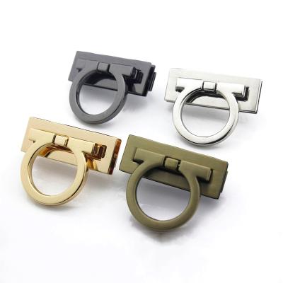 China Zinc Alloy Tiny Purse Bag Zinc Alloy Folding Push Lock Spring Clasp Push Lock Alloy Craft Closure DIY Hardware Accessories for sale