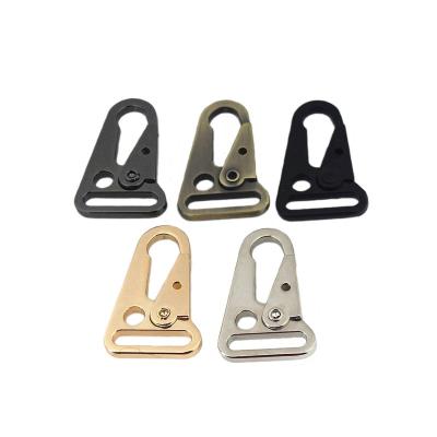 China Metal Olecranon Hook Buckles 25mm Metal Snap Clasp Buckles for Leather Strap Belt Bag Backpack Webbing Pet Leash Hooks for sale