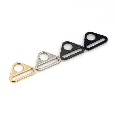 China Metal Triangle Shape Ring Buckle Adjustable Clasp For Leather Craft Bag Strap Belt Garment DIY Luggage 20mm Accessory for sale