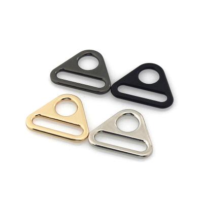 China Metal Triangle Shape Ring Buckle Adjustable Clasp For Leather Craft Bag Strap Belt Garment DIY Luggage 25mm Accessory for sale