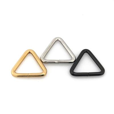 China Metal Triangle Shape Open Ring Buckle For Leather Craft Bag Strap Belt Buckle Garment DIY Luggage 32mm Accessory for sale