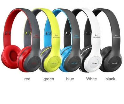 China Listen Earphone Sports Cheapest Wireless Headphones P47 Running Gaming Headphones P47 for sale