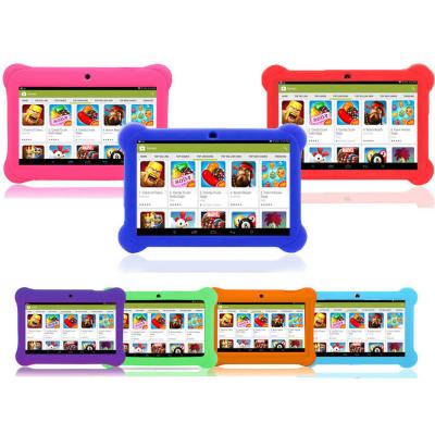 China Cheap 7 Inch Kids Tablet PC Wifi Manufacturer OEM Logo, Kids Smart Tablet, Rugged Tablet With Silicon Case Holder for sale