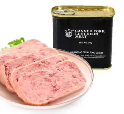 China Nutritions Canned Pork Luncheon Meat Easy To Carry Ready To Eat Reasonable Price And Good Quality for sale