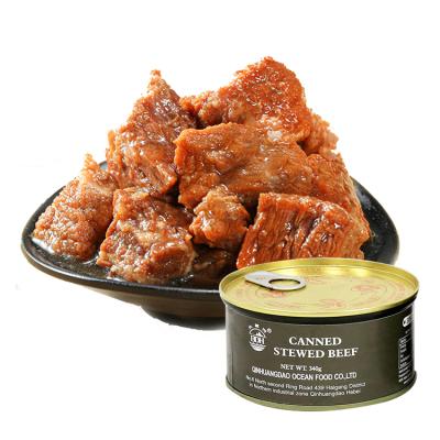 China Healthy Bulk Chinese 340g Flavor Canned Meat Canned Braise Beef for sale