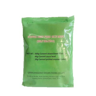 China Emergency Preparedness Outdoor MRE Outdoor Survival Foods Mountain Chamber Survival Fast Instant Food 360g for sale