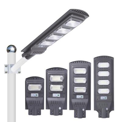 China Ip65 30w 60w 90w 120w all smart remote control outdoor ROAD waterproof outdoor sensor in one integrated led solar street light for sale