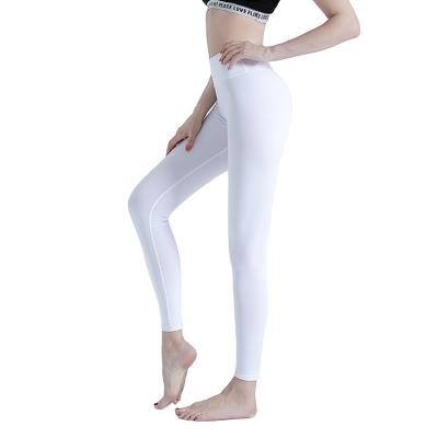 China Antibacterial Compression Tights Cargo Sweat Active High Waist Joggers Fitness Gym Gaiters Nylon Yoga Pants For Women for sale