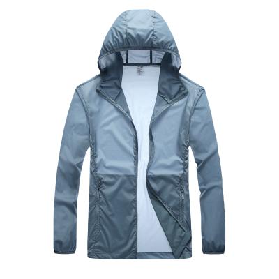 China Others Summer Custom High Quality UPF Waterproof Outdoor Nylon Jacket Anti-UV Anoraks Cycling Increasing Sunscreen Clothing For Men for sale