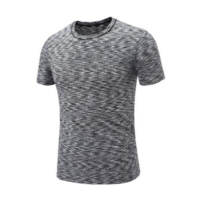 China Breathable Space Dyed Sports Fitness Gym Quick Dry Running T Shirt For Men for sale