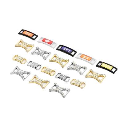 China 2022 New Shoe Buckle AF1 Metal Kits DIY Shoe Accessories Rhinestone Shoe Decorations Sneaker Kits For All Kinds Of Flat Laces for sale