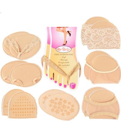 China Hot Selling Breathable Soft Forefoot Pad Elastic Prevent Deformation Silicone Forefoot Pad Transparent Anti-Slip Cushioning Insoles for sale