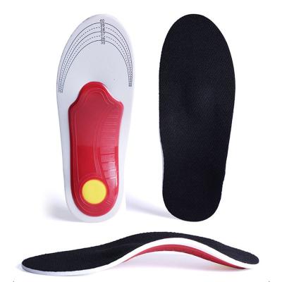 China Lightweight Customized Flat Foot High Arch Insole Foot Support Flat Men And Women Orthopedic Shoe Orthotic Plastic Insoles Shoe Protection for sale