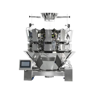 China Automatic 10 Weigher French Fries Cookies Food Combination Weighing Machine Multi Head Packaging Machine for sale