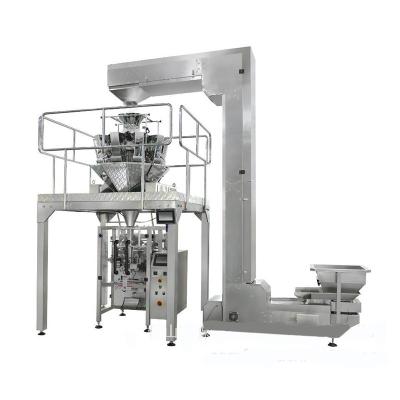 China High Speed ​​Food Big Bag Packing Machine Multihead Weigher Seed Grain Filling Machine System for sale