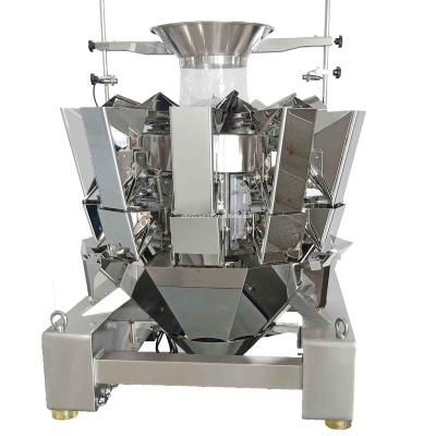 China High Efficiency Automatic Weighing Machine Cheese Food Weigher Combo 10 Heads Sticky Packaging Machine for sale