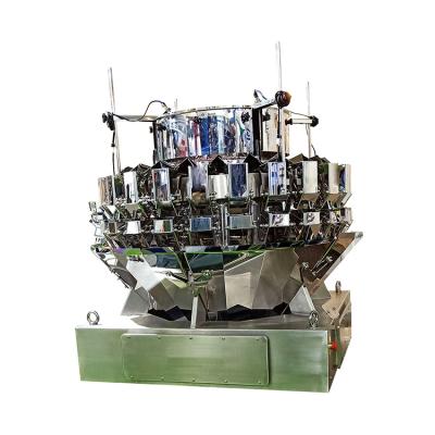 China Food 24 Heads Mixing Multihead Weigher Candy Packing Machines Nuts Weighing Machine for sale