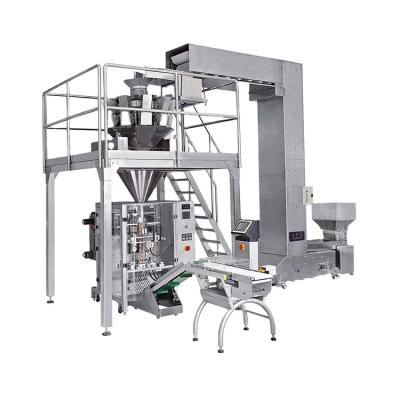 China Food Scale Packaging Machine Multi Head Combined Automatic Food Wrapping System for sale