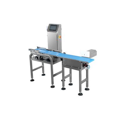 China Automatic Food Check Weigher Metal Detection High Precision Belt Dynamic Weighing Sorter Maker for sale