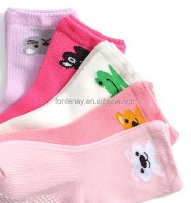 China Wholesale World Stocking Kids Antibacterial Babies Porcelain Anti Slip Socks for sale