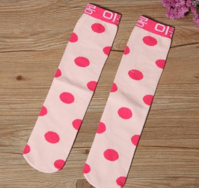 China Manufacturers Antibacterial Custom Knee High Without Heel Casual Baby Sock for sale