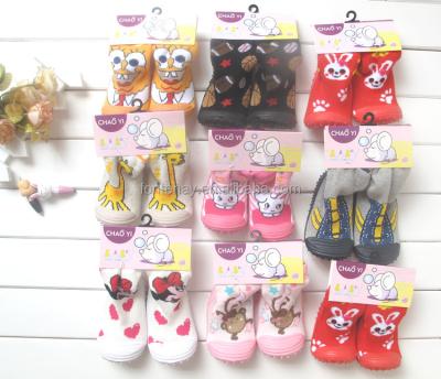 China china factory manufacturer cartoon tube cotton baby antibacterial sock for sale