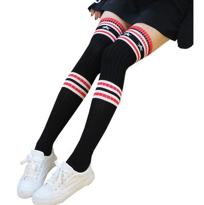 China Breathable Youth Thigh High Compression Cotton World Color Women Tube Stockings for sale