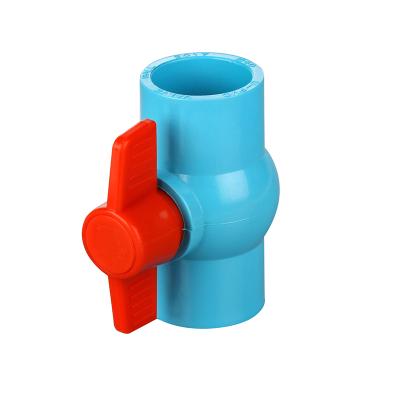 China 2021 General China Factories Supplier Manufacturing Compact PVC / CPVC Plastic Ball Valve for sale