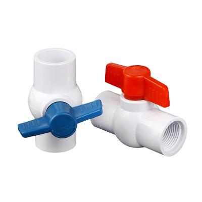 China General Hot New Product PVC Plastic Ball Valve (1 1/2