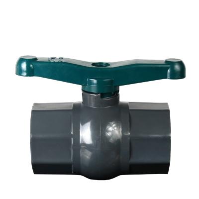 China General Wholesale Professional Irrigation Plastic Valve PVC Ball Valves Octagonal Female Threaded End Ball Valve for sale