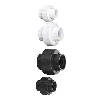 China Free Sample Goods General Wholesale Price Factory Support Custom PVC Threaded Union Pipe Fitting for sale