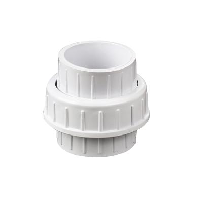 China General Support UPVC Pipe Unions Custom PVC Threaded Fitting Industrial Quality PVC Pipe Union Female Socket Union for sale