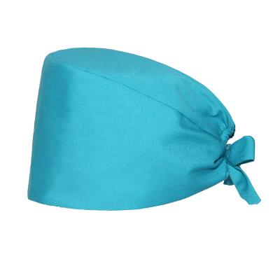 China Dental Medical Caps Unisex Cotton Forehead Headband Women Inner Soft Nurse Doctor Scrub Hats Surgical Working Beauty Salon Scrub Hat For Long Short Hair for sale