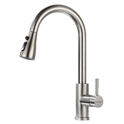 China F03S28LS Modern Contemporary Hot Sale Stainless Steel Kitchen Faucets Pull Down Kitchen Mixer Taps Kitchen Sink Faucet for sale