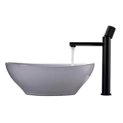 China F01S28MB High Quality Brass Black Water Metered Tap Mixer Taps F01S28MB Taps Tall Bathroom Basin Faucets for sale