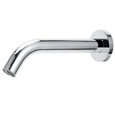 China Hot Sense Faucets F01N23CP Wall Mounted Basin Curved Faucet Single Sensor Faucet Cold Induction Faucet for sale