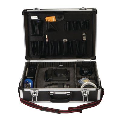 China Durable Black Aluminum Case for Tools Universal Equipment Storage Box Aluminum Toolbox with Customized Foam Insert for sale