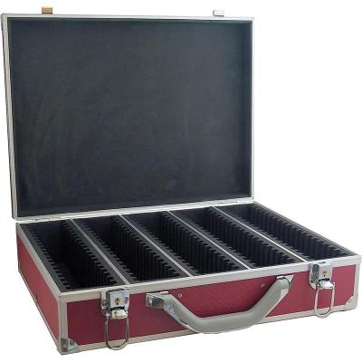 China Durable Aluminum Coin Case Rated Coin Travel Storage Box For PCGS Coin Slabs Collection Briefcase for sale